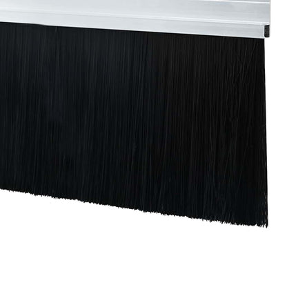 Spazzole per porte autoadesive 6 pcs Argento 100 cm | homemem39