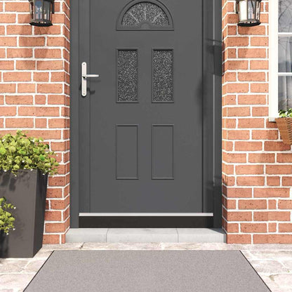 Spazzole per porte autoadesive 12 pcs Argento 100 cm | homemem39