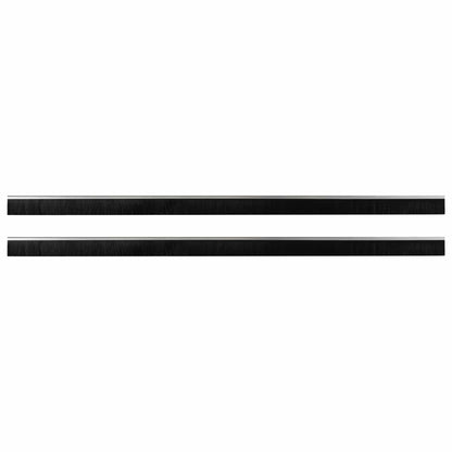 Spazzole per porte autoadesive 2 pcs Argento 100 cm | homemem39