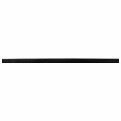 Spazzole per porte autoadesive 2 pcs Argento 100 cm | homemem39
