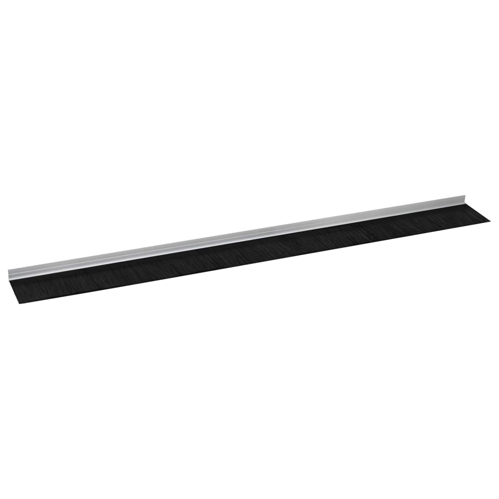 Spazzole per porte autoadesive 2 pcs Argento 100 cm | homemem39