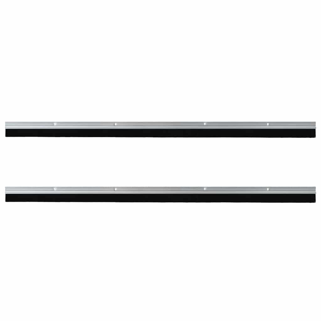 Spazzole per porte a vite 2 pcs Argento 100 cm | homemem39