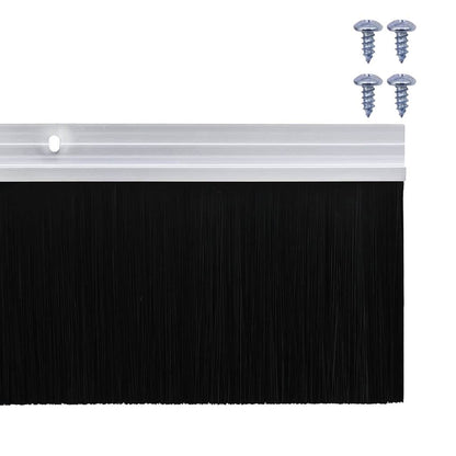 Spazzole per porte a vite 6 pcs Argento 100 cm | homemem39