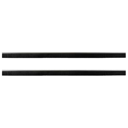Spazzole per porte a vite 2 pcs Argento 100 cm | homemem39