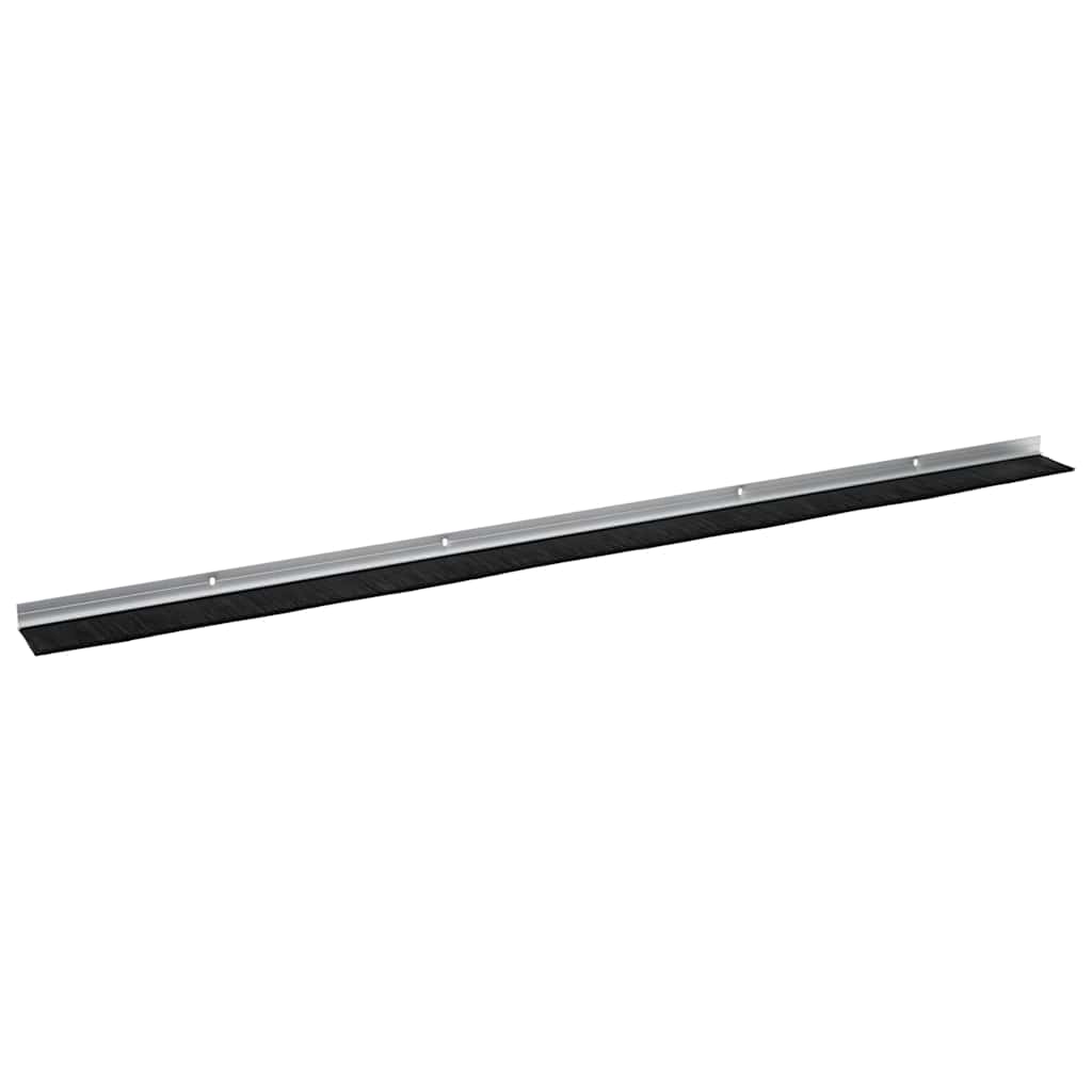 Spazzole per porte a vite 2 pcs Argento 100 cm | homemem39