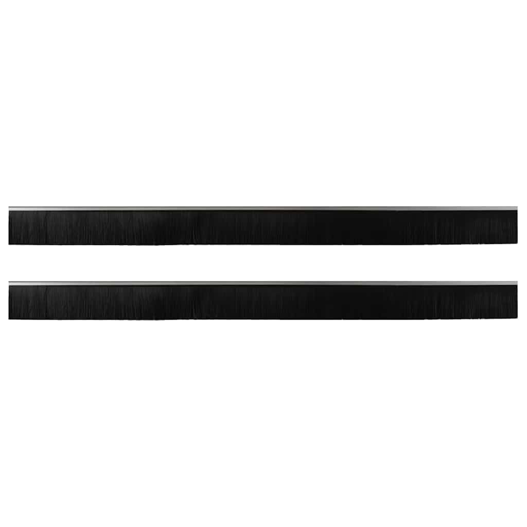 Spazzole per porte a vite 2 pcs Argento 100 cm | homemem39