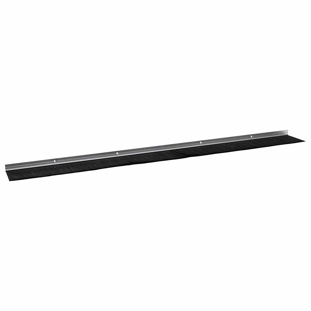 Spazzole per porte a vite 2 pcs Argento 100 cm | homemem39
