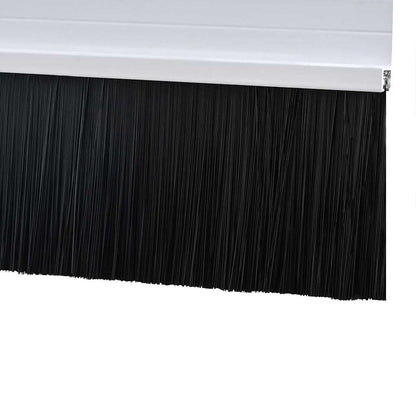 Spazzole per porte autoadesive 2 pcs Bianco 100 cm | homemem39