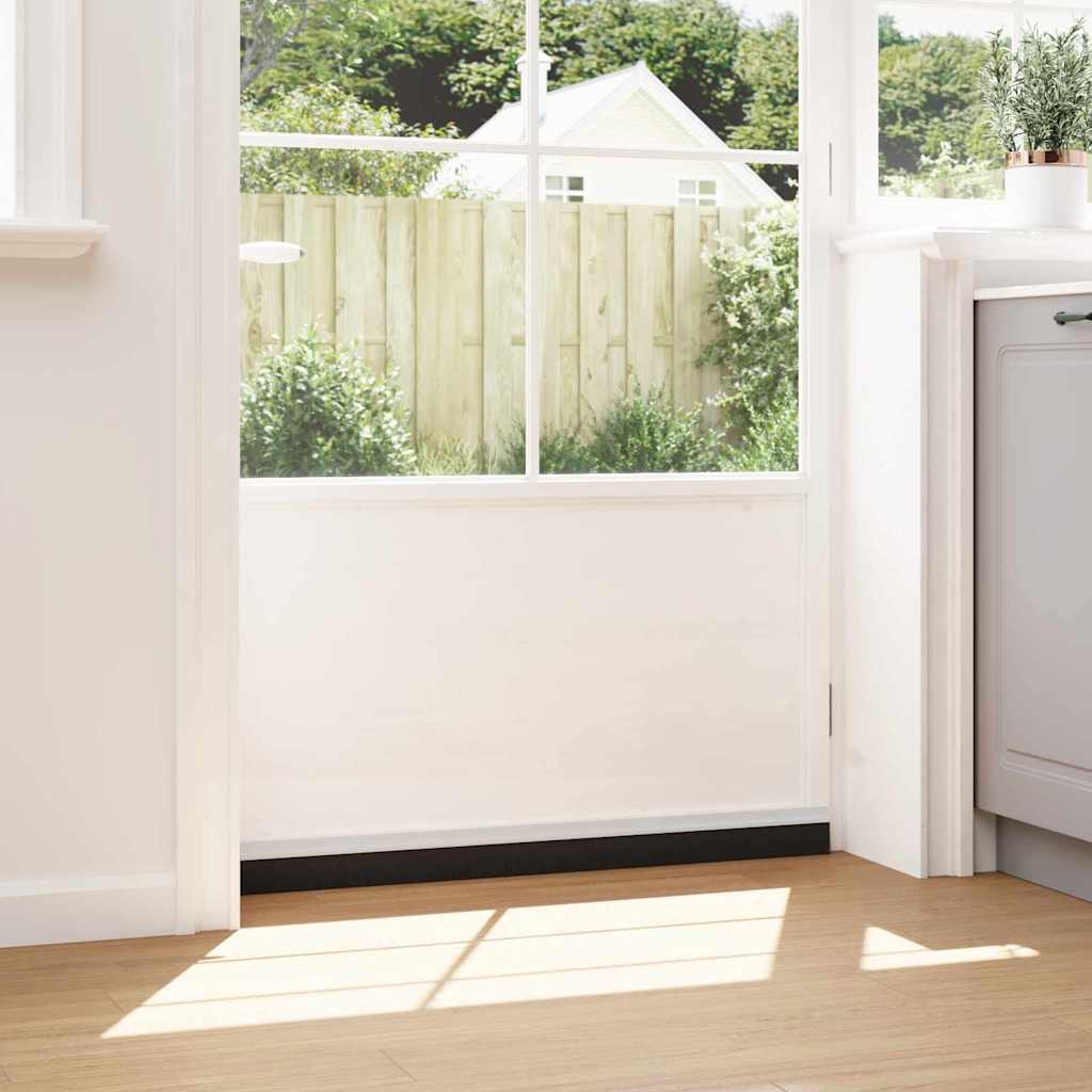 Spazzole per porte autoadesive 2 pcs Bianco 100 cm | homemem39