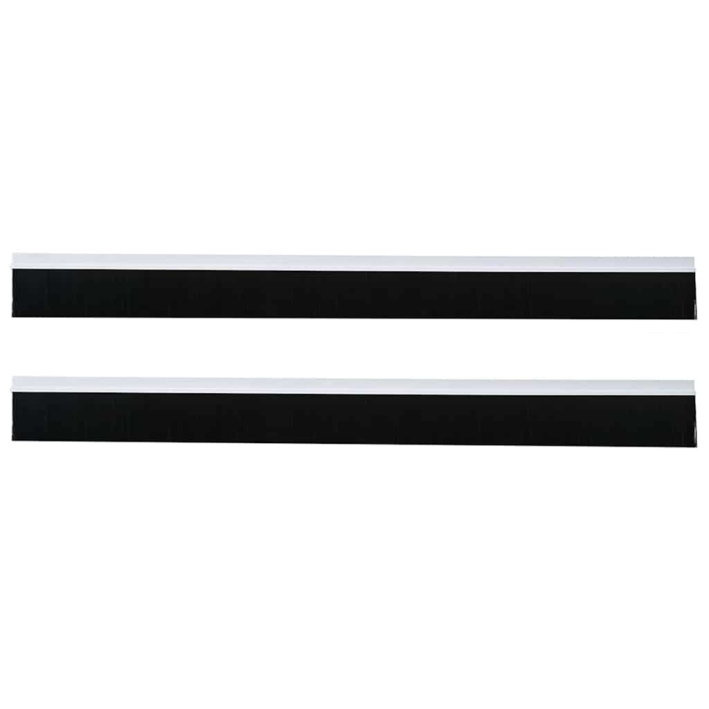 Spazzole per porte autoadesive 2 pcs Bianco 100 cm | homemem39