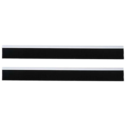 Spazzole per porte autoadesive 2 pcs Bianco 100 cm | homemem39