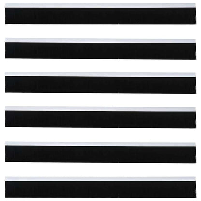 Spazzole per porte autoadesive 6 pcs Bianco 100 cm | homemem39