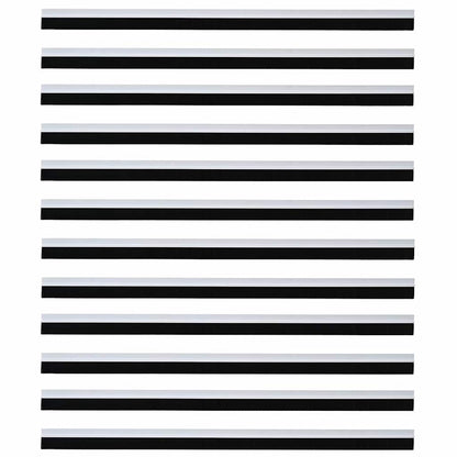 Spazzole per porte autoadesive 12 pcs Bianco 100 cm | homemem39