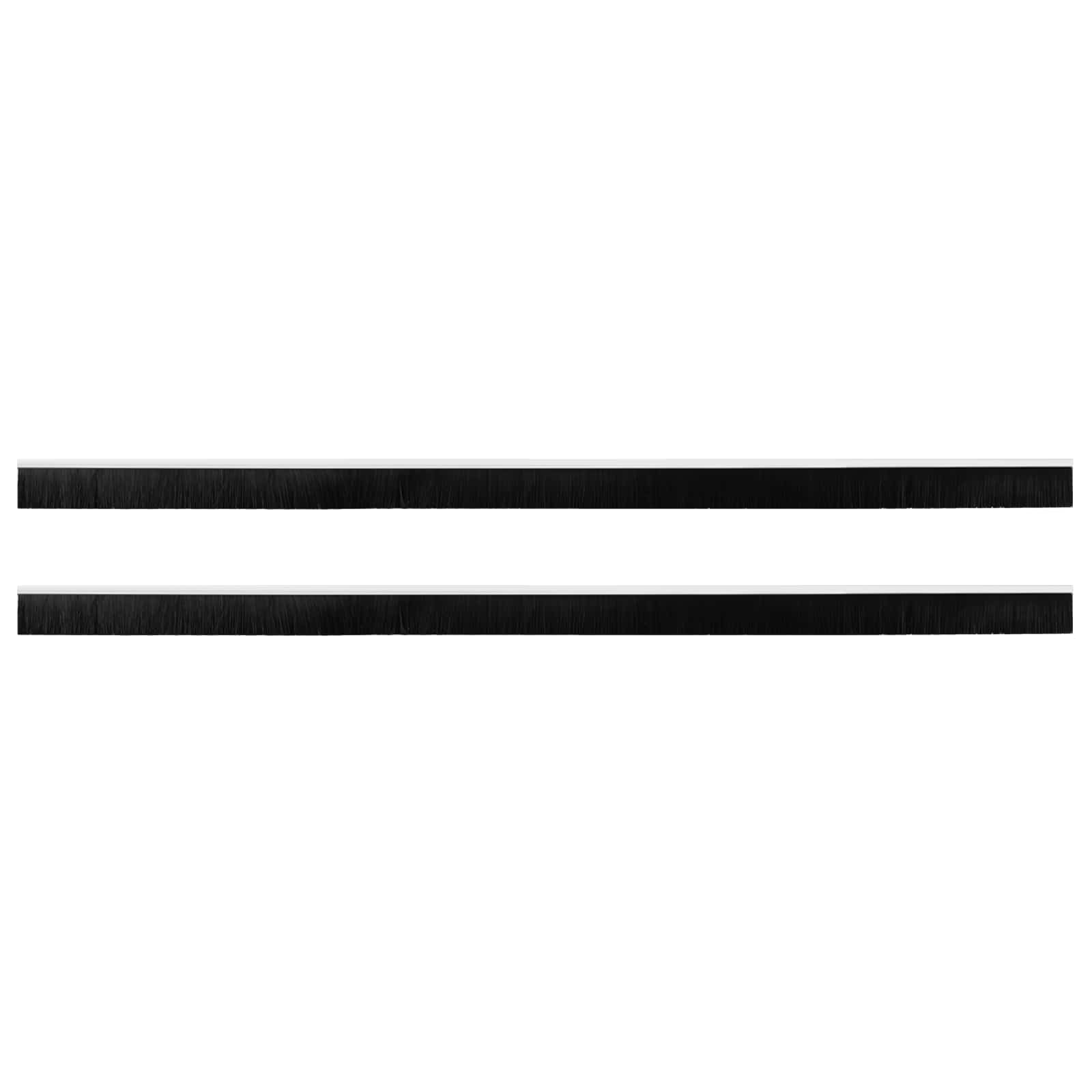 Spazzole per porte autoadesive 2 pcs Bianco 100 cm | homemem39