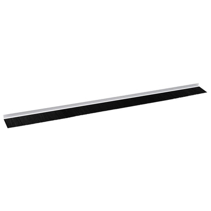 Spazzole per porte autoadesive 2 pcs Bianco 100 cm | homemem39