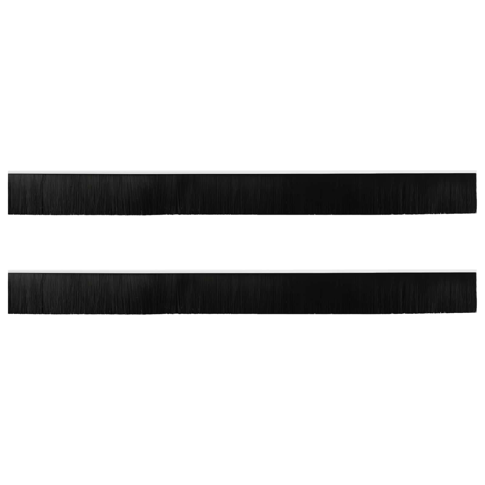Spazzole per porte autoadesive 2 pcs Bianco 100 cm | homemem39