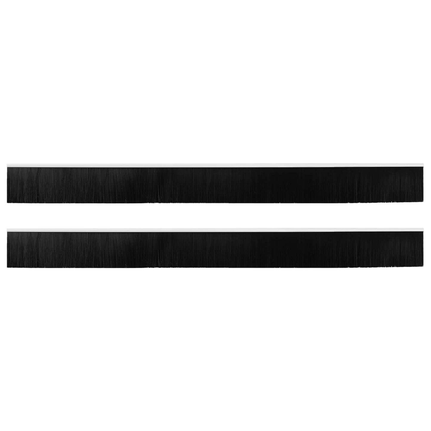 Spazzole per porte autoadesive 2 pcs Bianco 100 cm | homemem39