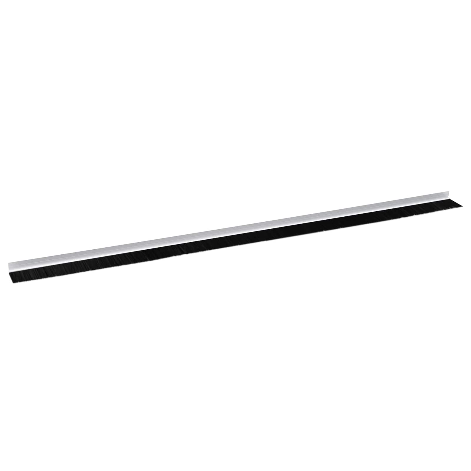 Spazzole per porte autoadesive 12 pcs Bianco 100 cm | homemem39