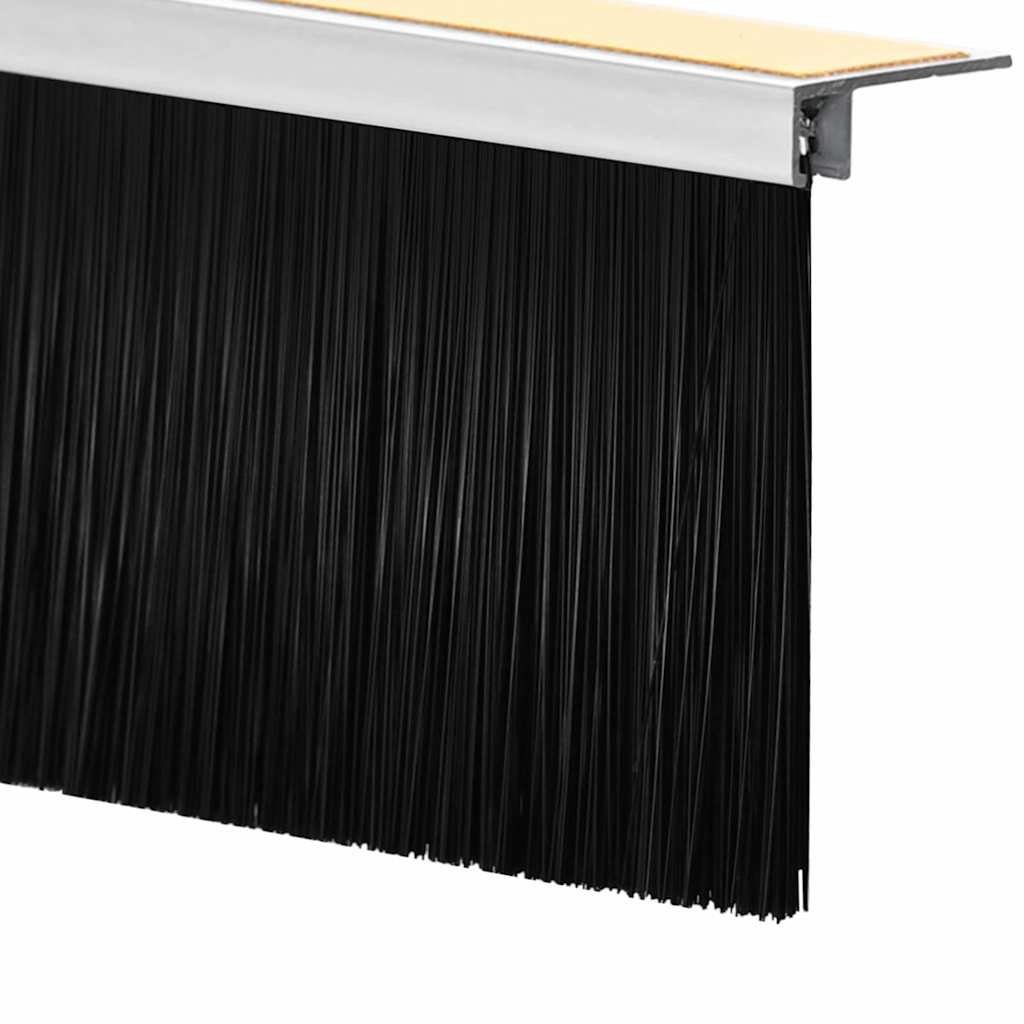 Spazzole per porte autoadesive 12 pcs Bianco 100 cm | homemem39