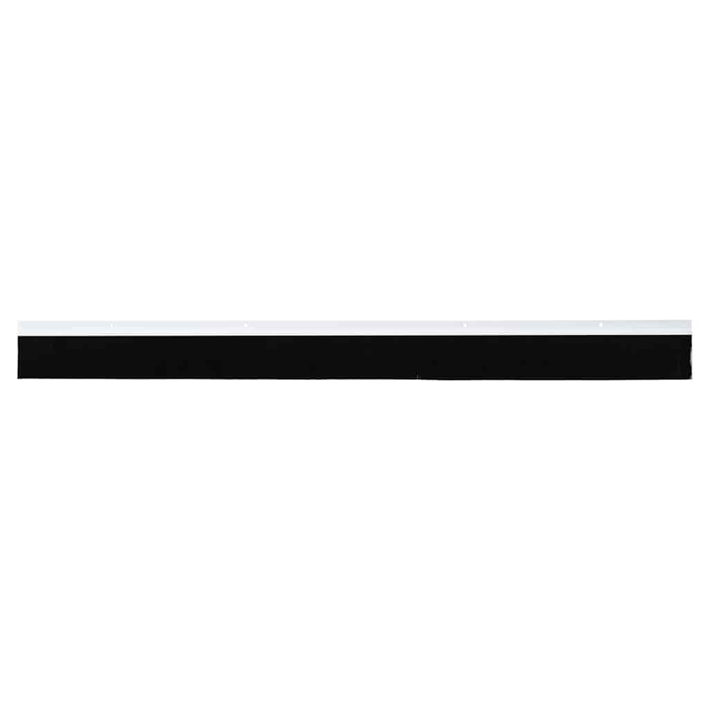 Spazzole per porte a vite 2 pcs Bianco 100 cm Lega di alluminio | homemem39