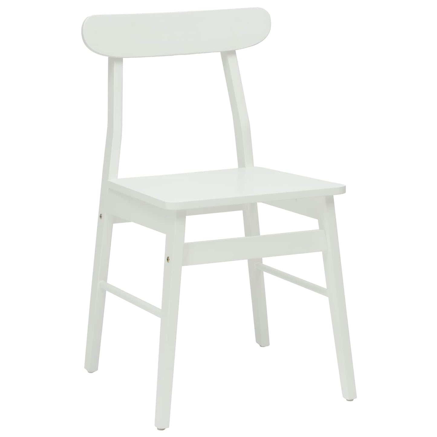 Sedia da pranzo 2 pcs Bianco 43 x 44,5 x 77 cm