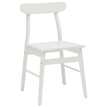 Sedia da pranzo 2 pcs Bianco 43 x 44,5 x 77 cm