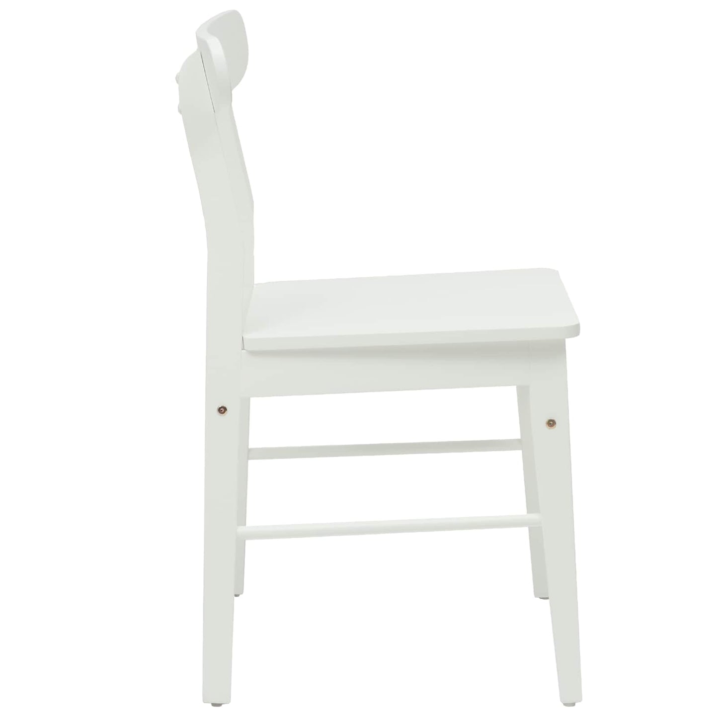 Sedia da pranzo 2 pcs Bianco 43 x 44,5 x 77 cm