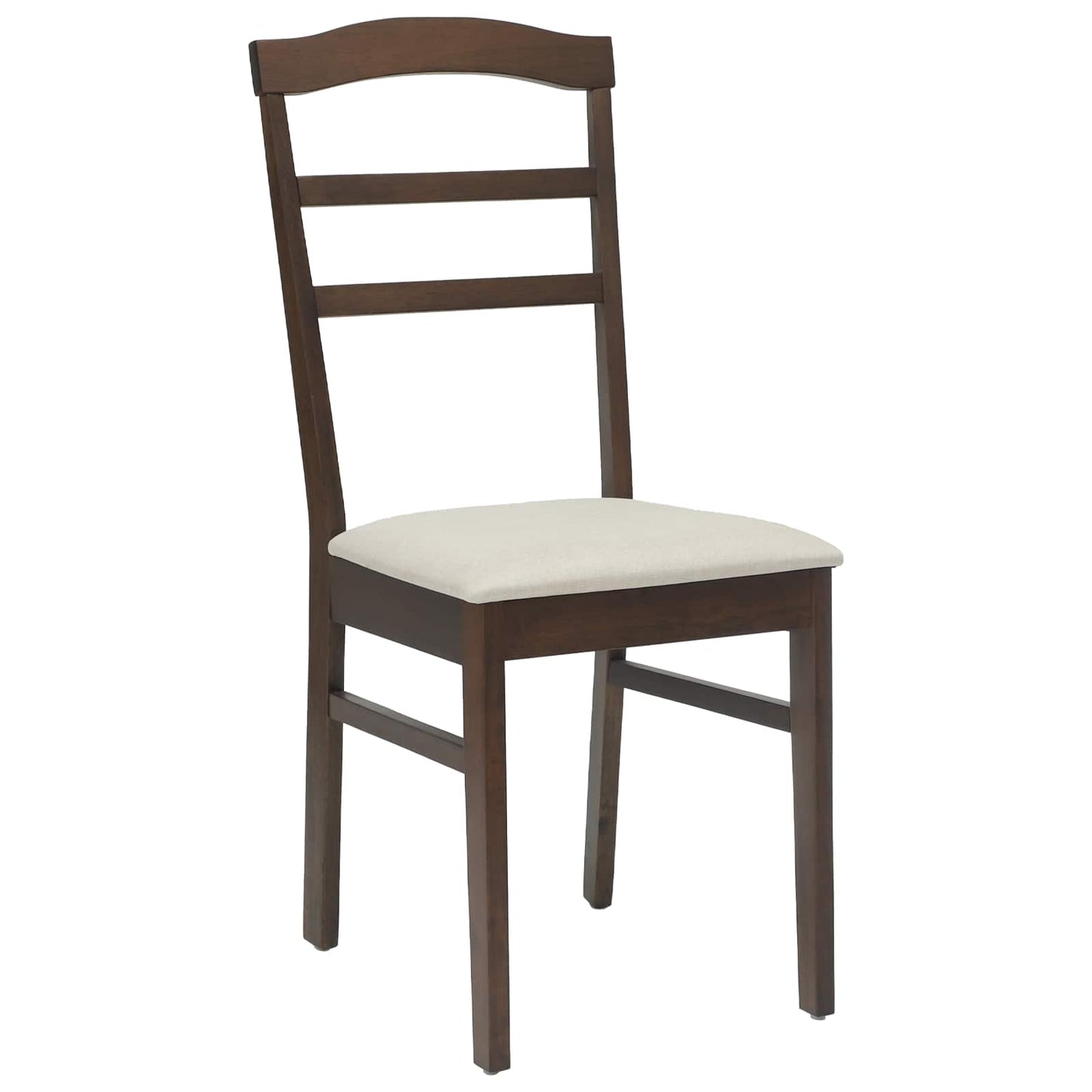 Sedia da pranzo 2 pz Legno di gomma solido 36 x 45,5 x 93,5 cm