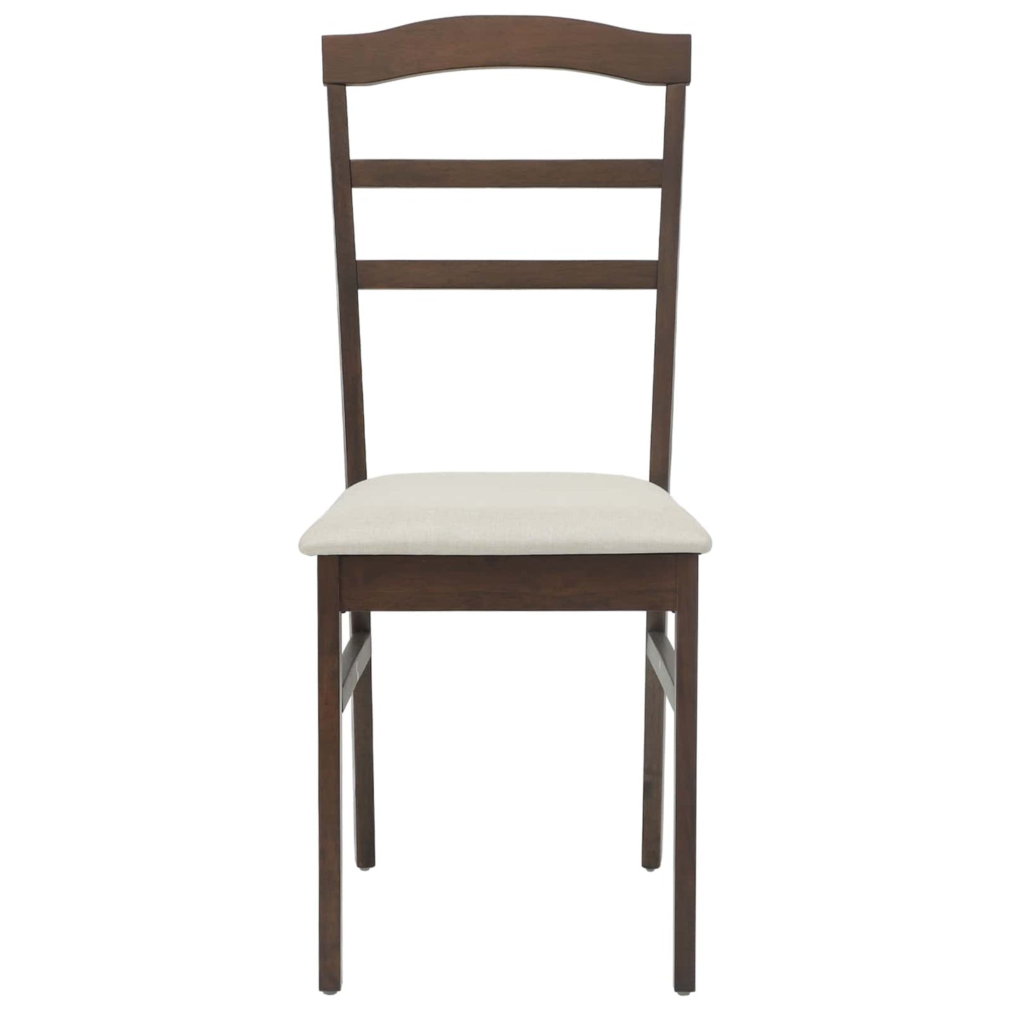 Sedia da pranzo 2 pz Legno di gomma solido 36 x 45,5 x 93,5 cm