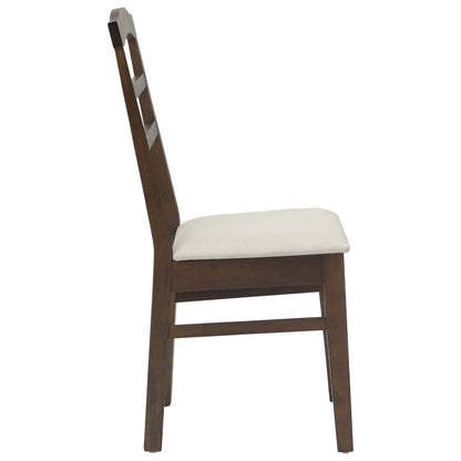 Sedia da pranzo 2 pz Legno di gomma solido 36 x 45,5 x 93,5 cm