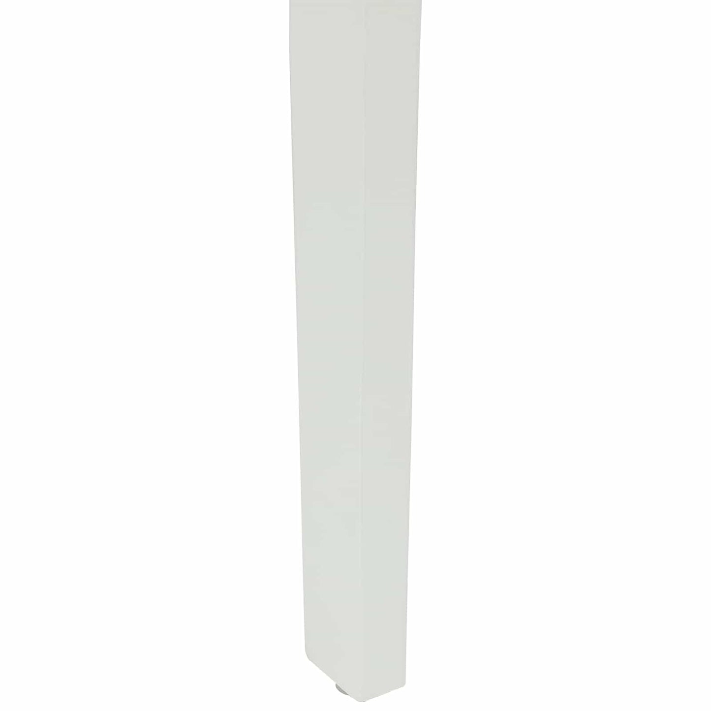 Sedia da pranzo 2 pz Legno di gomma solido Bianco e Grigio