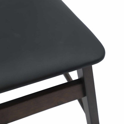 Sedia da pranzo 2 pz Legno di gomma solido
