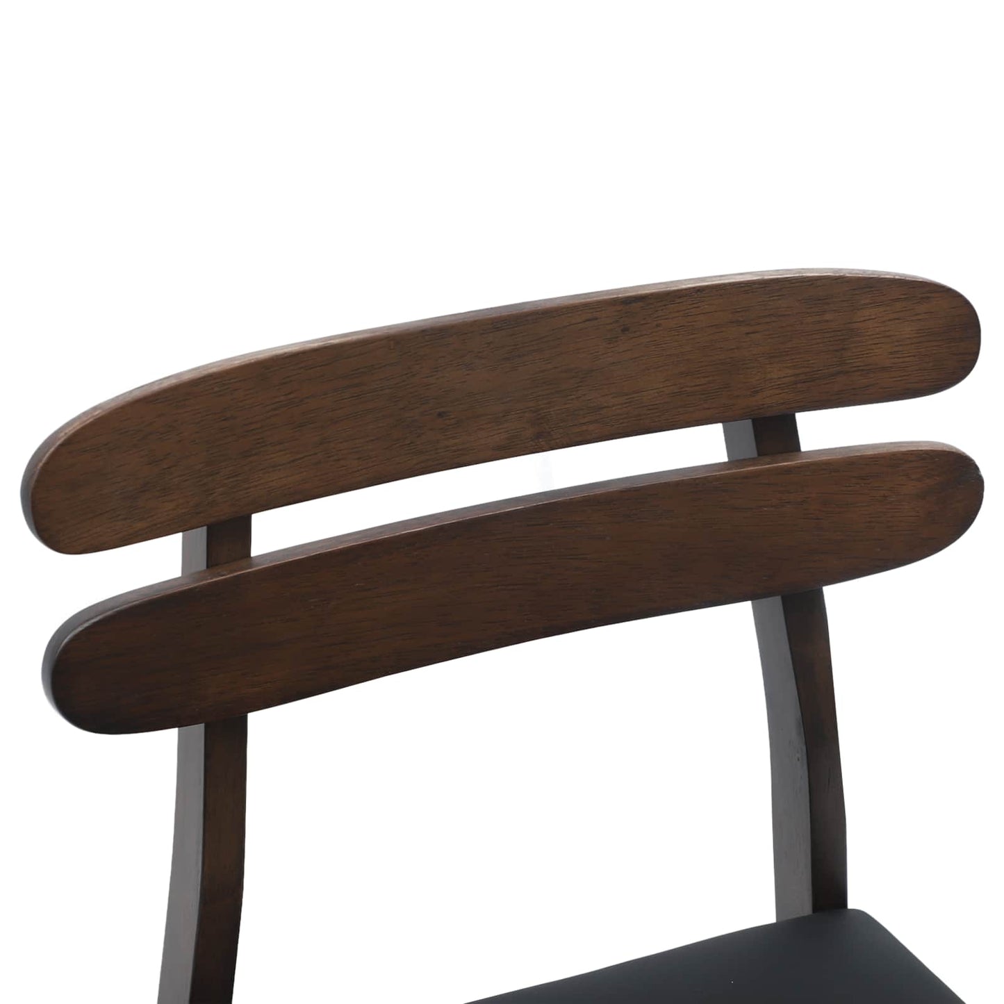 Sedia da pranzo 2 pz Legno di gomma solido
