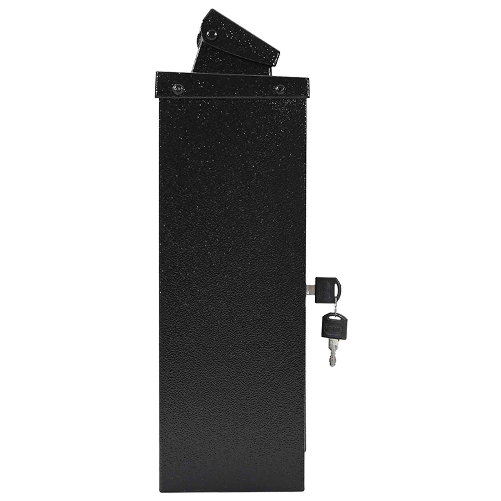 Cassetta Postale da Muro con archiviazione Nero 29 x 13 x 41 cm | homemem39
