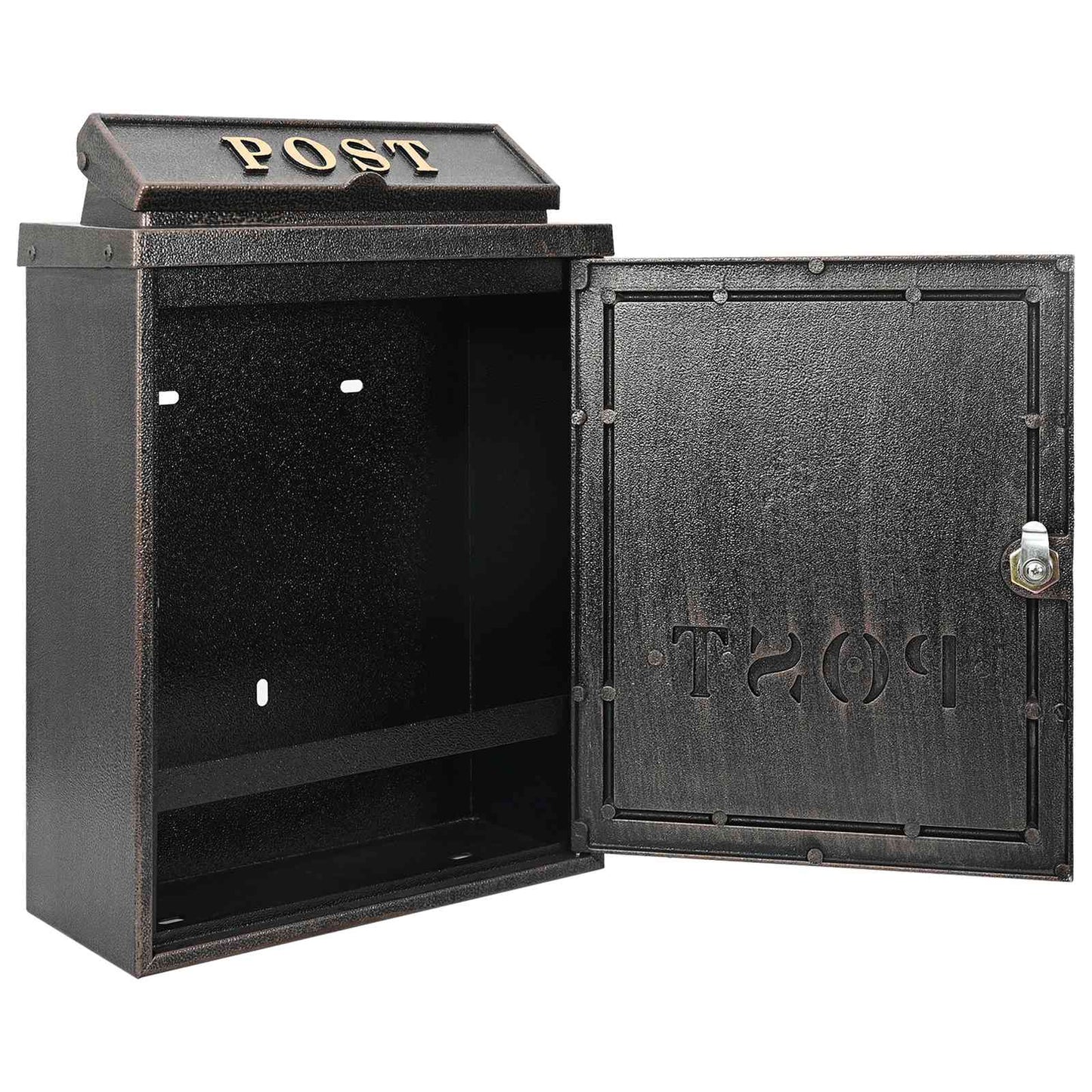 Cassetta Postale da Muro con porta Bronzo 29 x 13 x 41 cm | homemem39