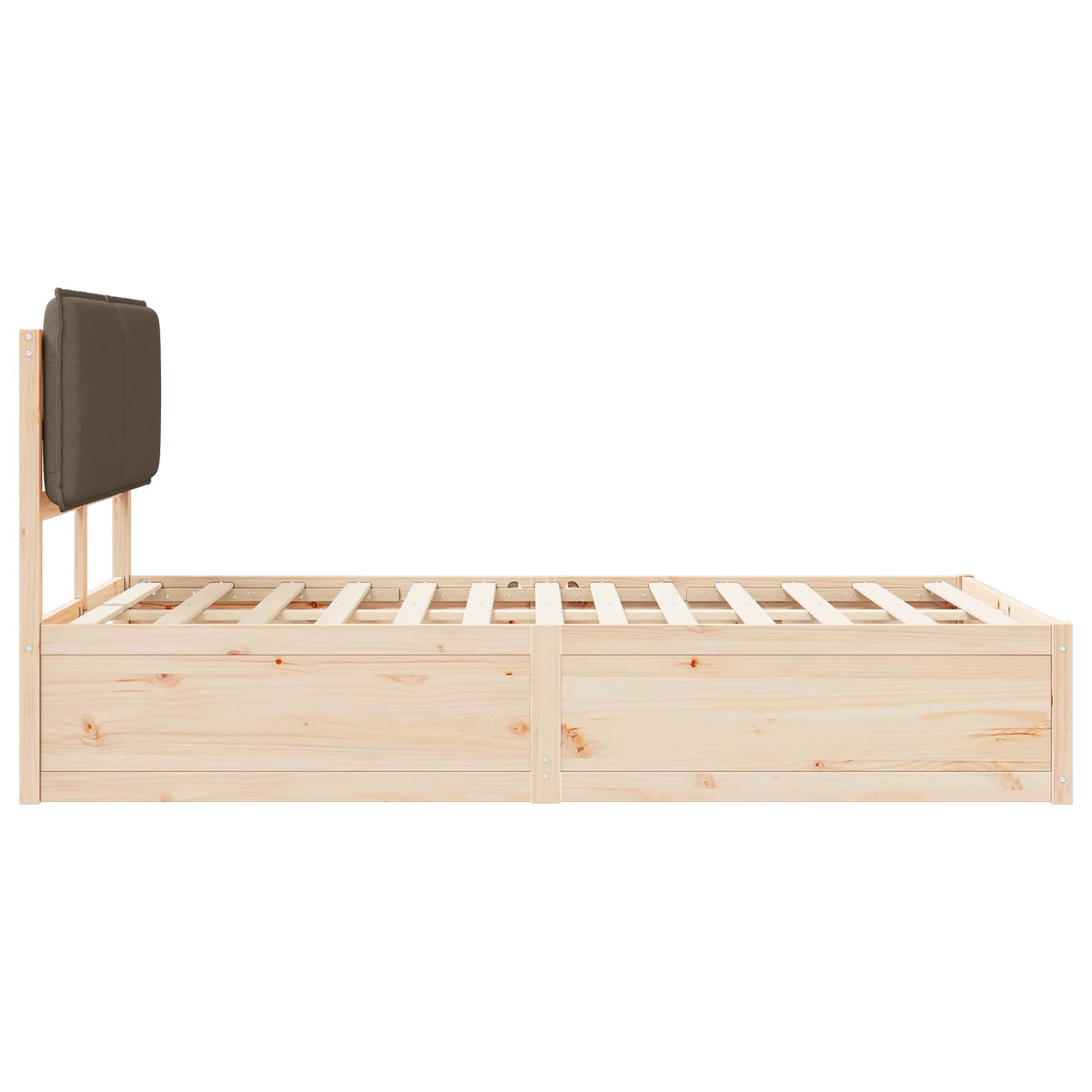 Letto con Testiera Rivestita Talpa 120 x 200 cm Pino massello | homemem39