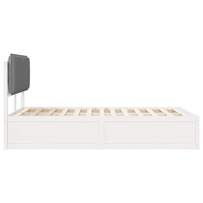 Letto con Testiera Rivestita Grigio chiaro 120 x 200 cm | homemem39