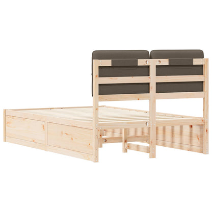 Letto con Testiera Rivestita Talpa 120 x 200 cm Pino massello | homemem39