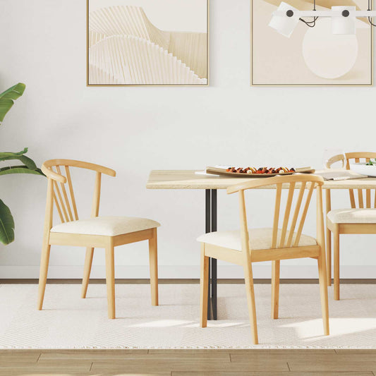 Sedia da pranzo 2 pcs Naturale e chiaro | homemem39