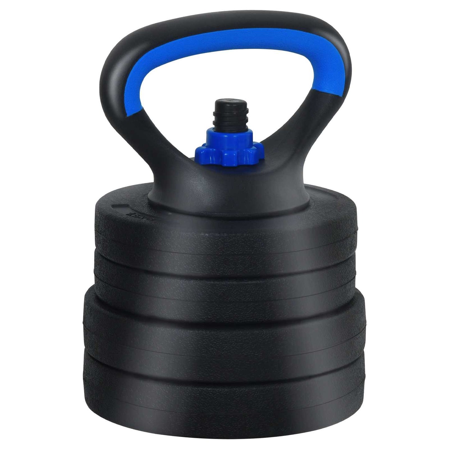 Set di manubri, bilanciere e kettlebell 4-in-1 20 kg Nero e Blu | homemem39