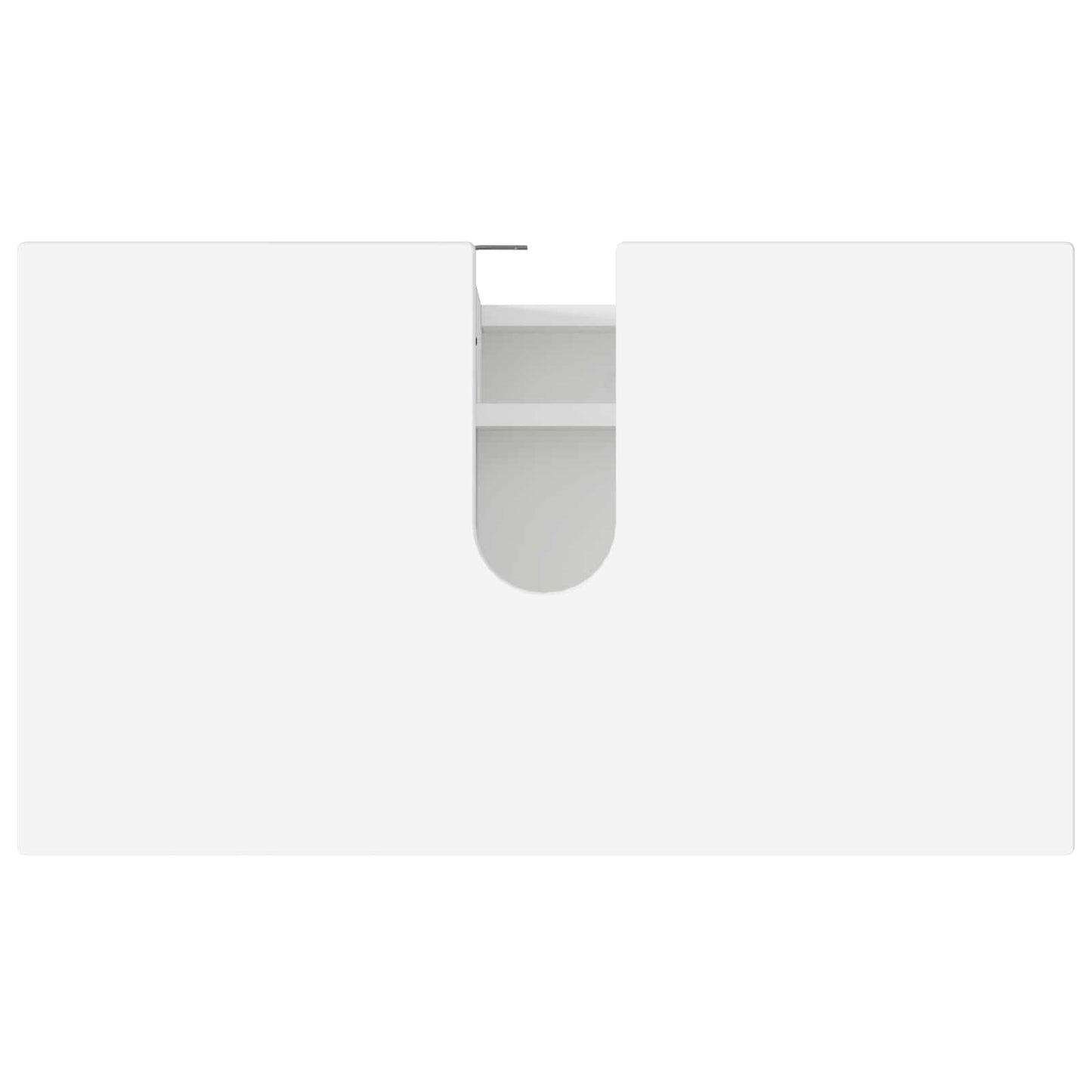 Mobiletto da bagno Bianco 60 x 35 x 60 cm Legno ingegnerizzato | homemem39