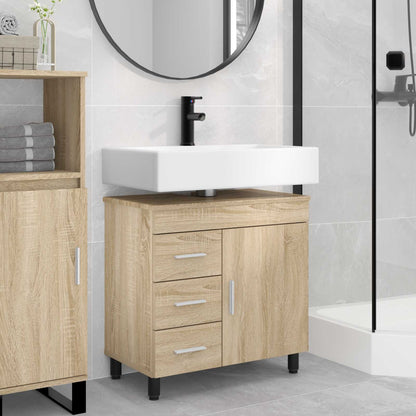Mobiletto da bagno Rovere Sonoma 60 x 35 x 60 cm