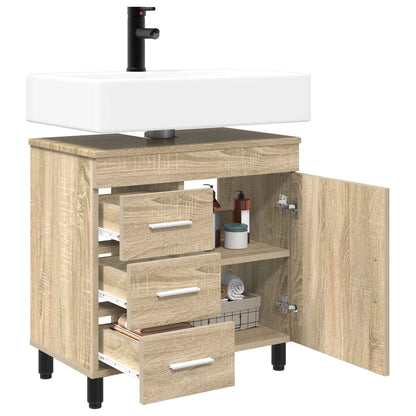 Mobiletto da bagno Rovere Sonoma 60 x 35 x 60 cm