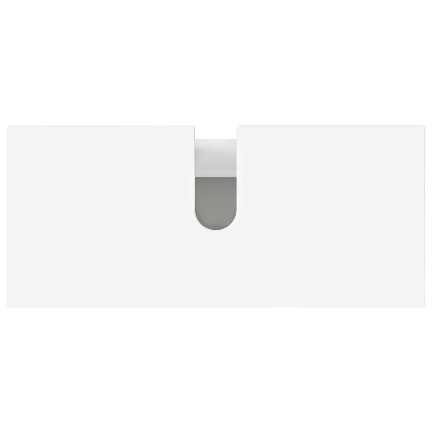 Mobiletto da bagno Bianco 80 x 35 x 60 cm Legno ingegnerizzato | homemem39