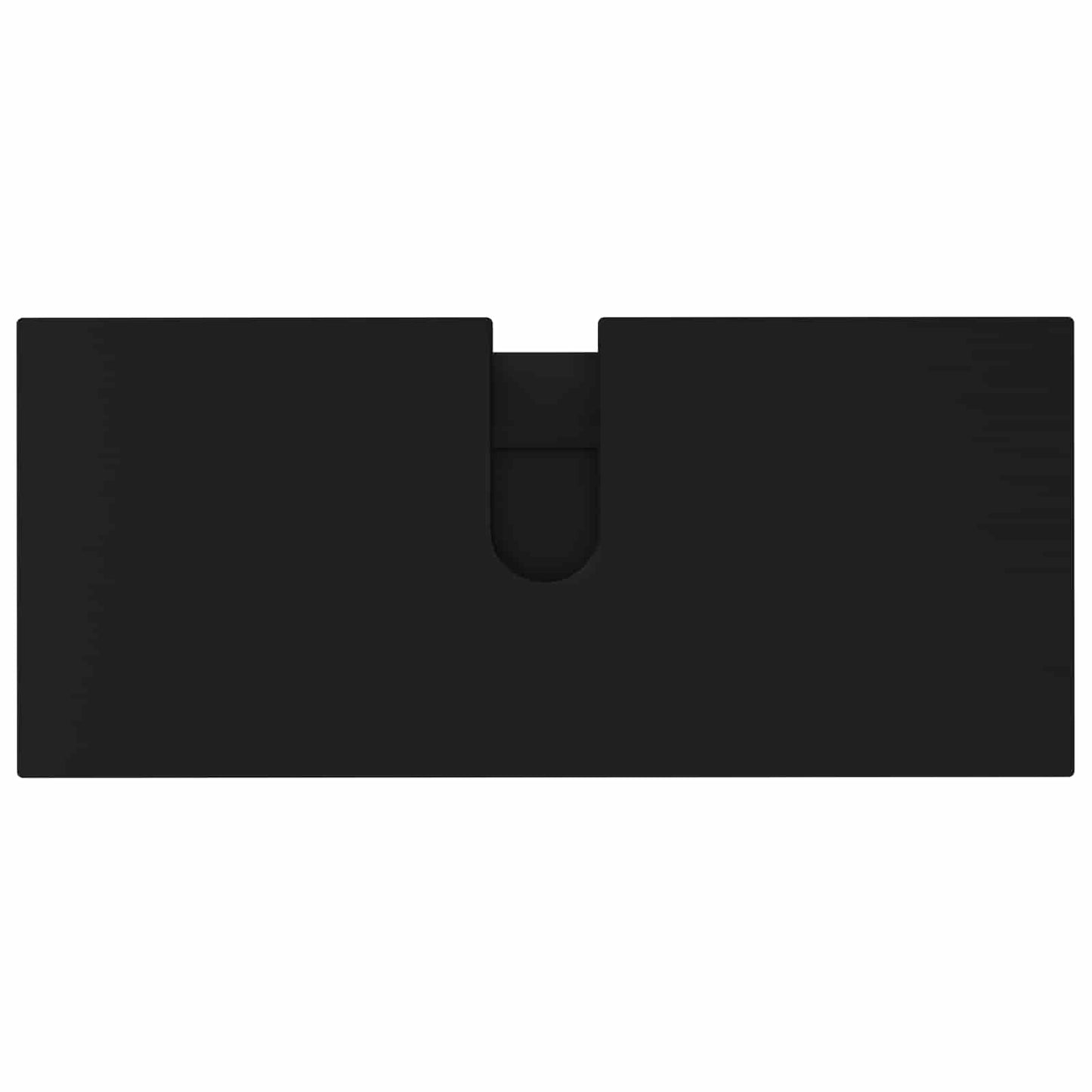 Mobiletto da bagno Nero 80 x 35 x 60 cm Legno ingegnerizzato | homemem39