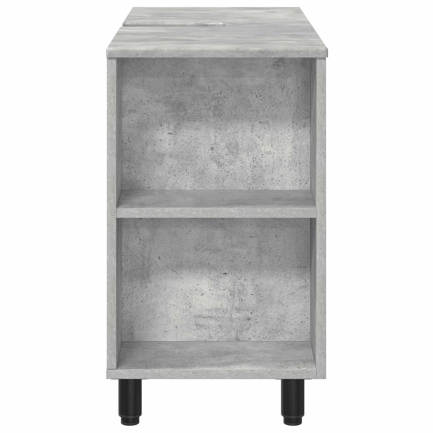 Mobiletto da bagno Grigio Cemento 80 x 35 x 60 cm | homemem39