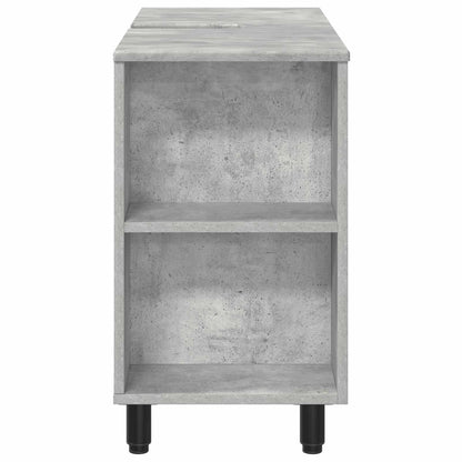 Mobiletto da bagno Grigio Cemento 80 x 35 x 60 cm | homemem39