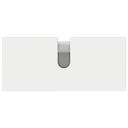 Mobiletto da bagno Bianco Lucido 80 x 35 x 60 cm | homemem39