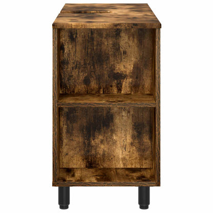 Mobiletto da bagno Rovere Fumo 80 x 35 x 60 cm | homemem39
