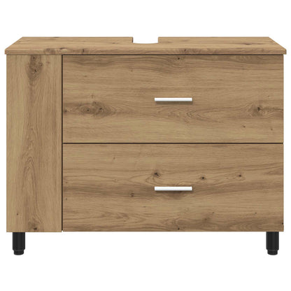 Mobiletto da bagno Rovere Artigianale 80 x 35 x 60 cm